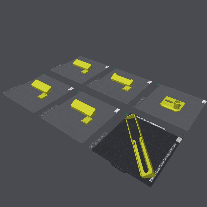 Bambu Lab P1P Mods - The Bu Faceplate 3d model