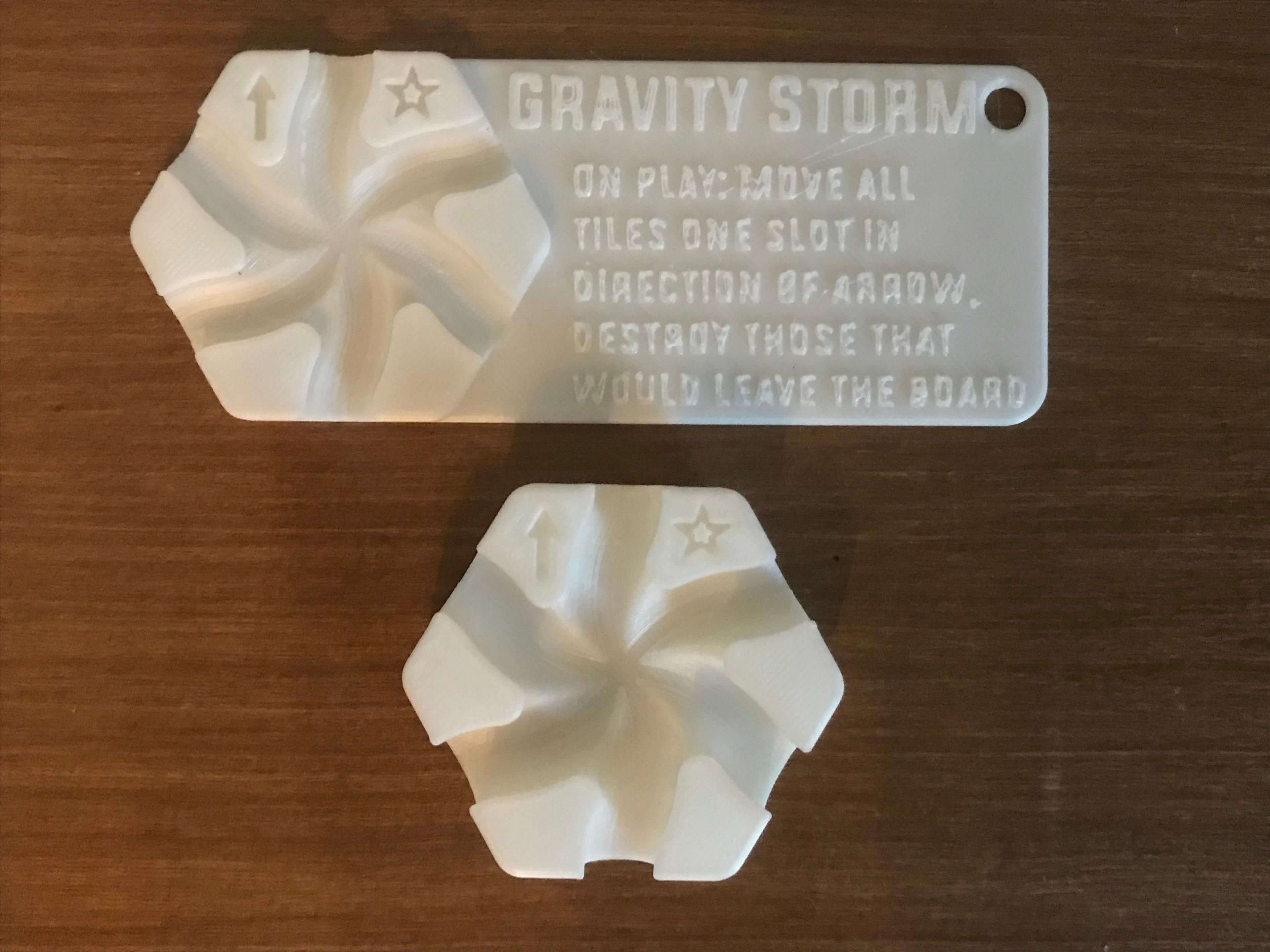 Hextraction Gravity Storm Tile 3d model