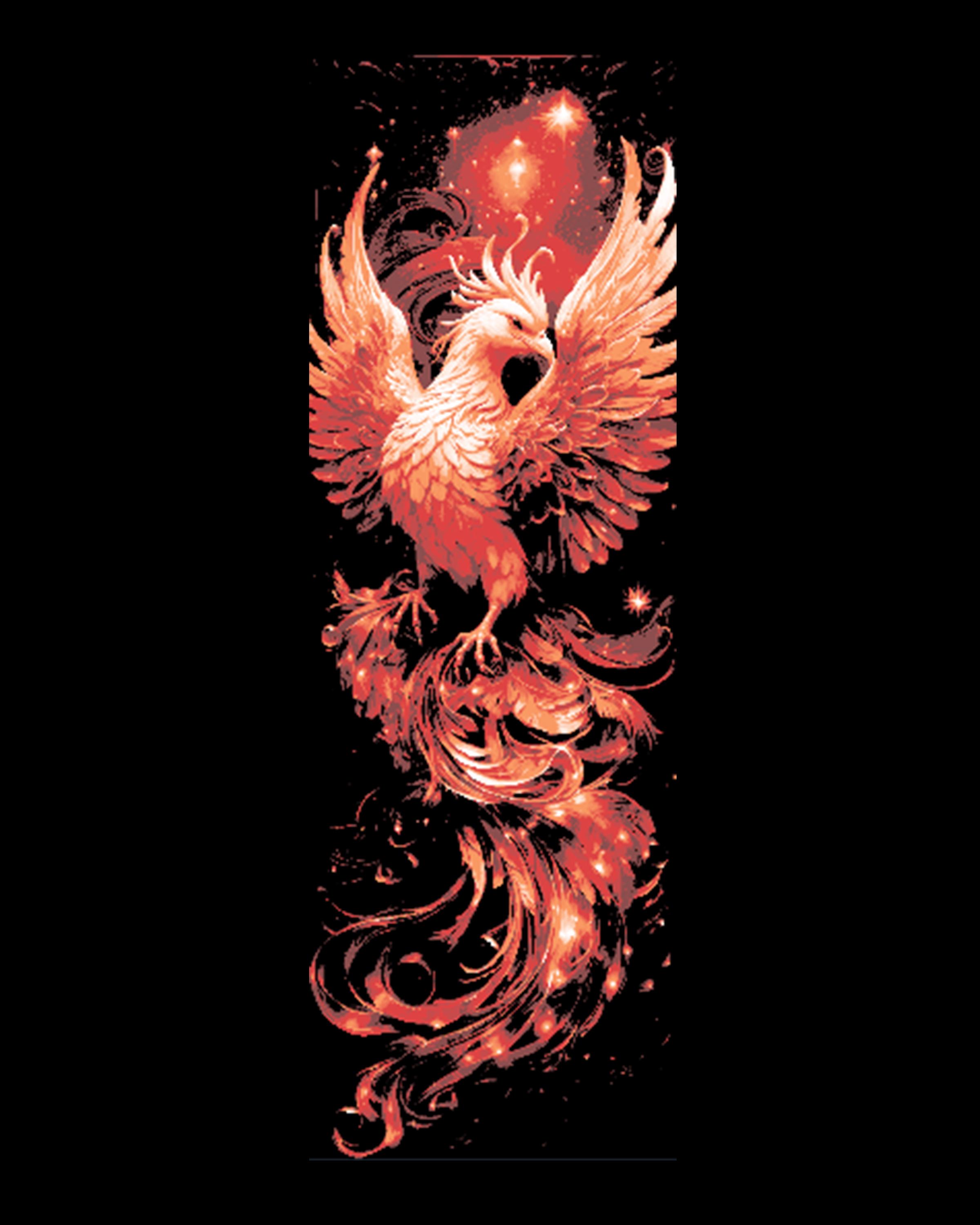 The Rising Phoenix of Fire - Set of 3 Bookmarks 3d model