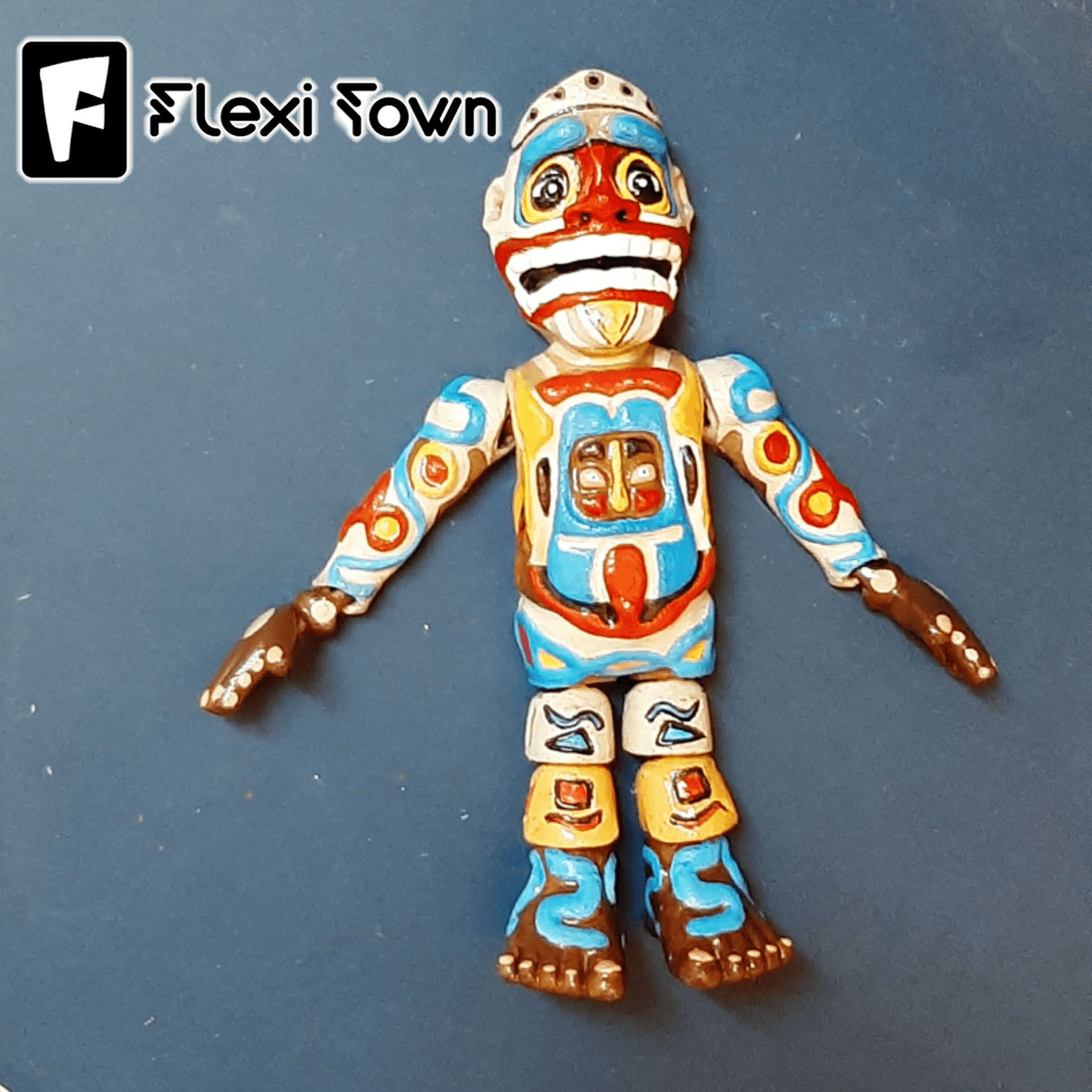 Flexi Print-in-Place Tiki 3d model