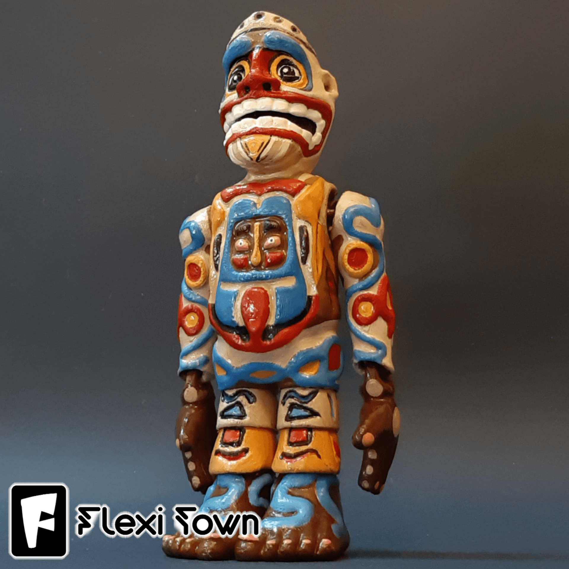 Flexi Print-in-Place Tiki 3d model