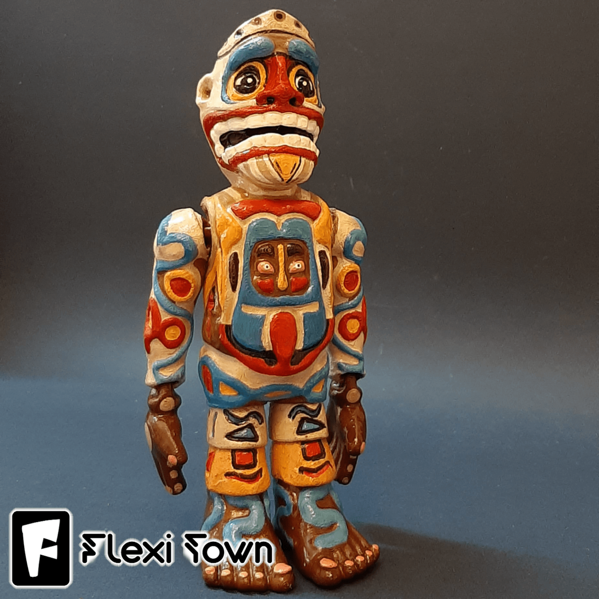 Flexi Print-in-Place Tiki 3d model