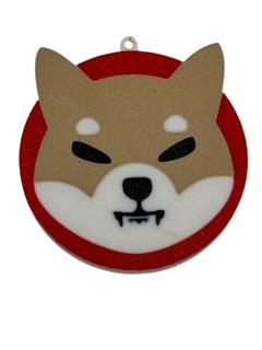 Shiba Inu Logo + Keychain.3mf 3d model