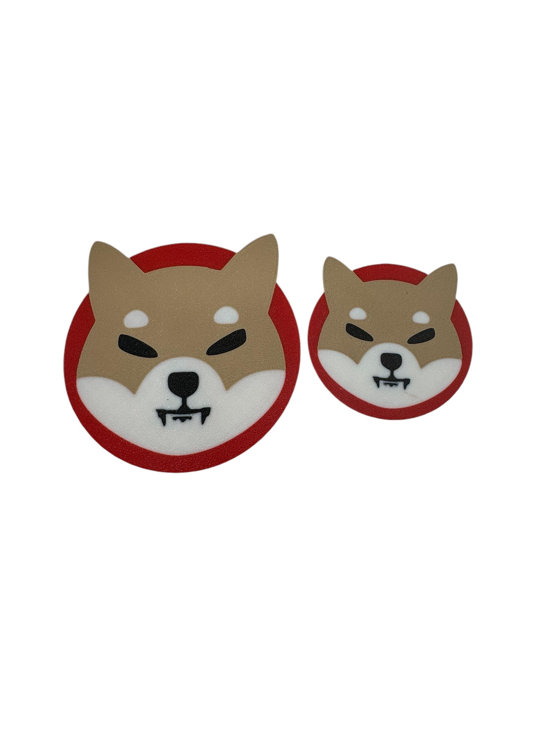 Shiba Inu Logo + Keychain.3mf 3d model