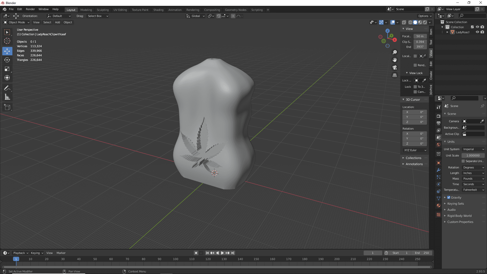 Easy Grip Clip 3d model