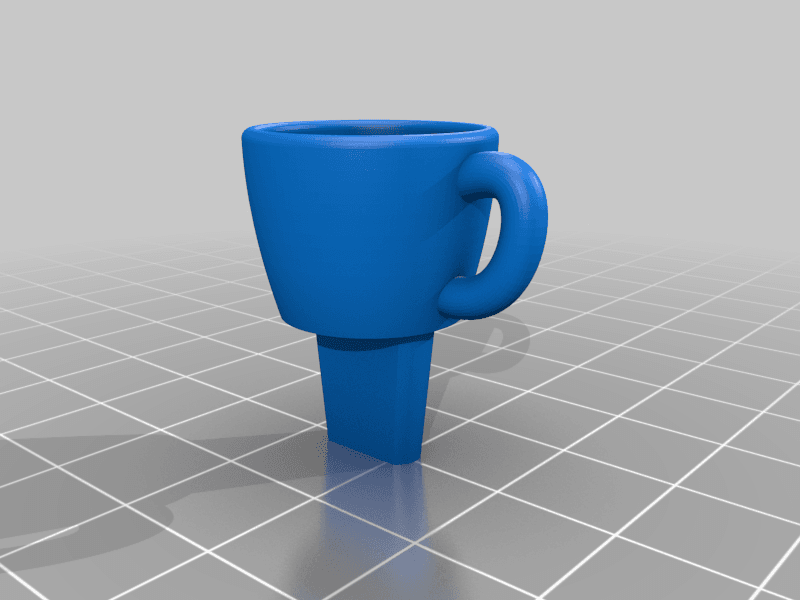 Coffee Lid Stopper 3d model