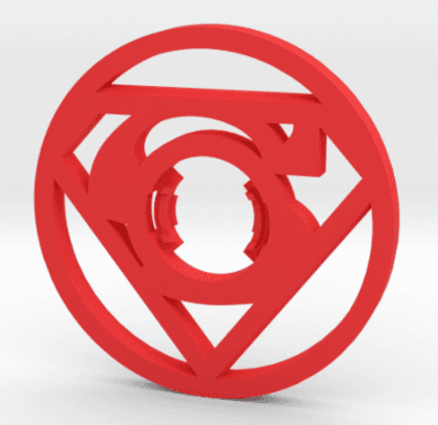 BEYBLADE SUPERMAN | COMPLETE | DC COMICS SERIES 3d model