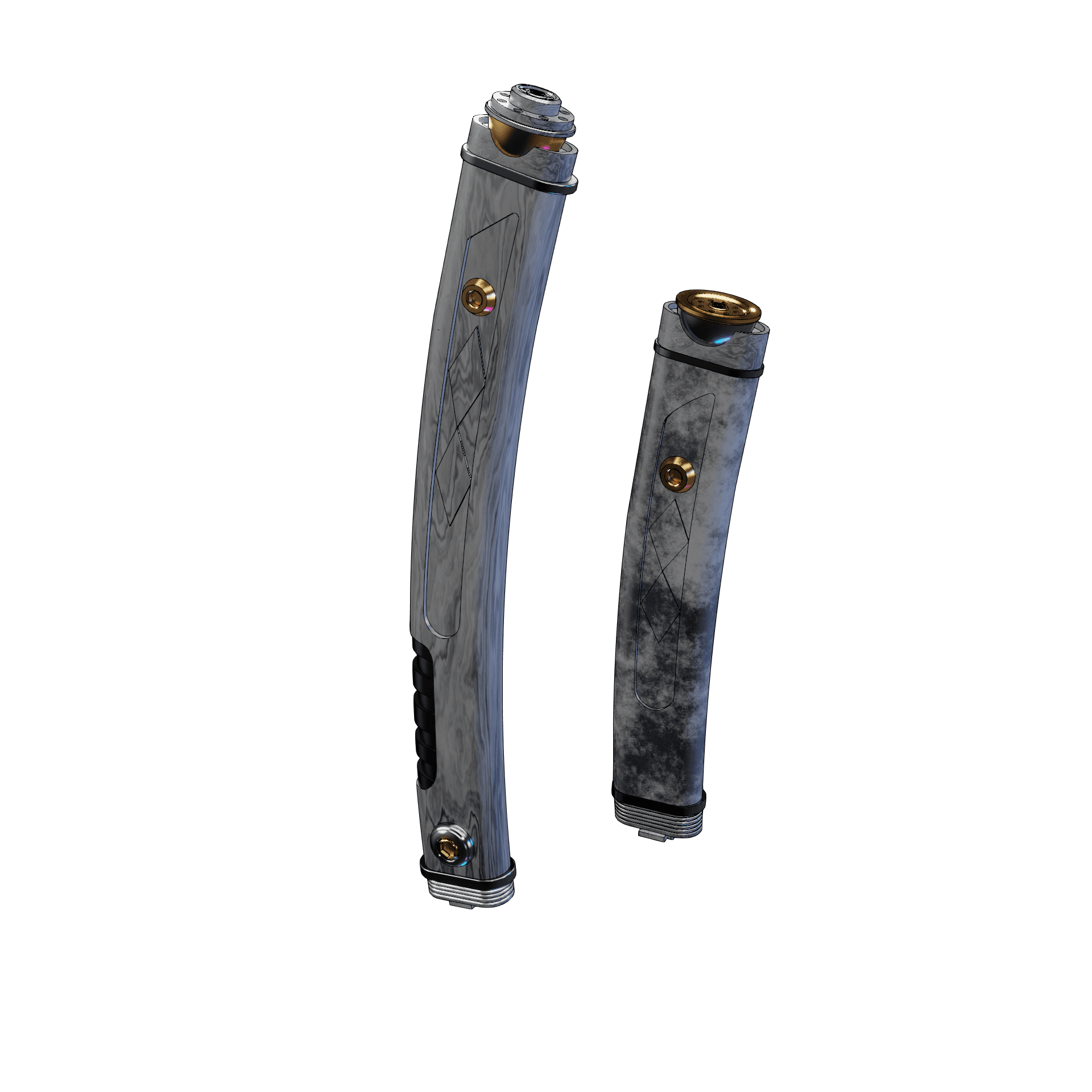 AHSOKA TANO'S LIGHTSABERS TV SERIES 3d model