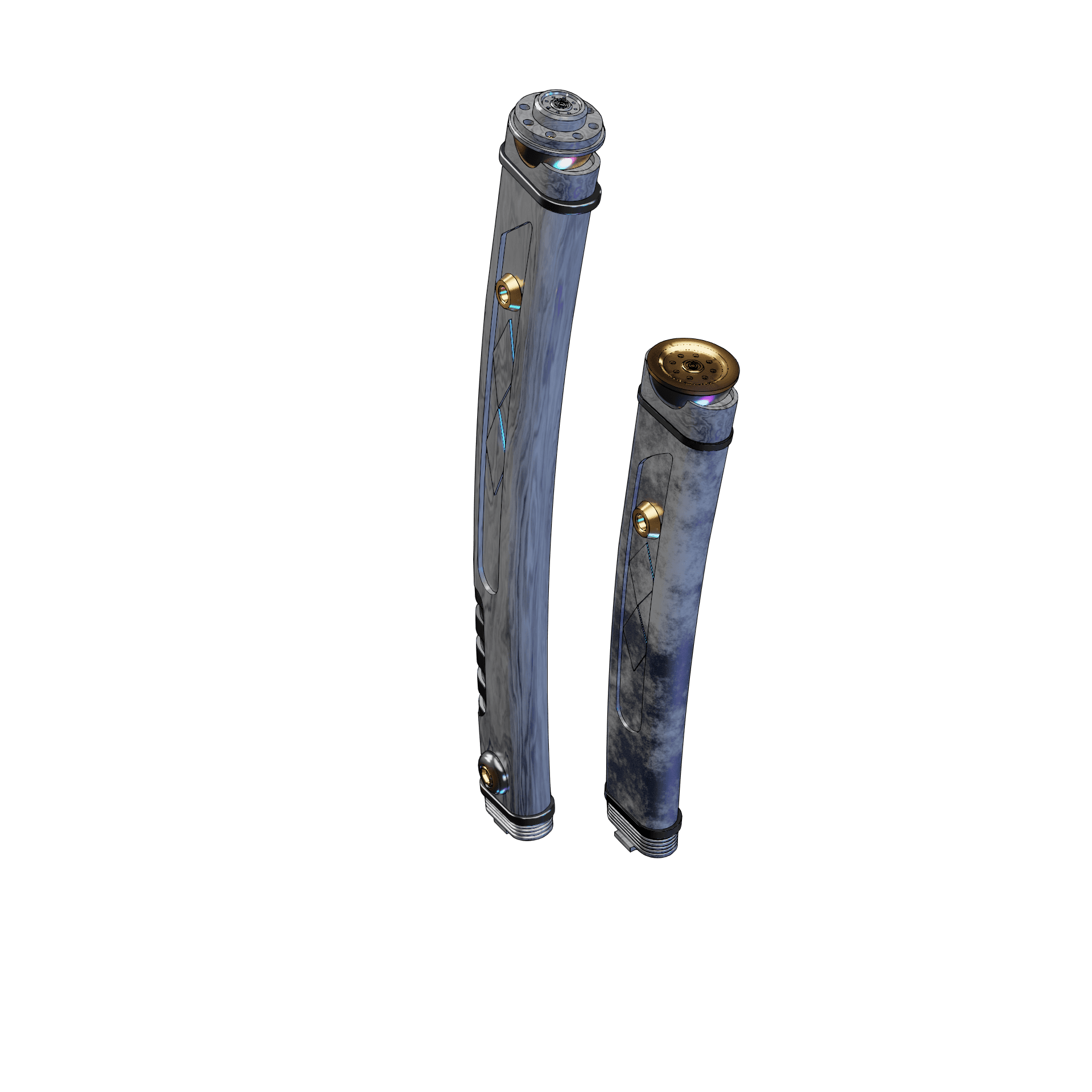 AHSOKA TANO'S LIGHTSABERS TV SERIES 3d model