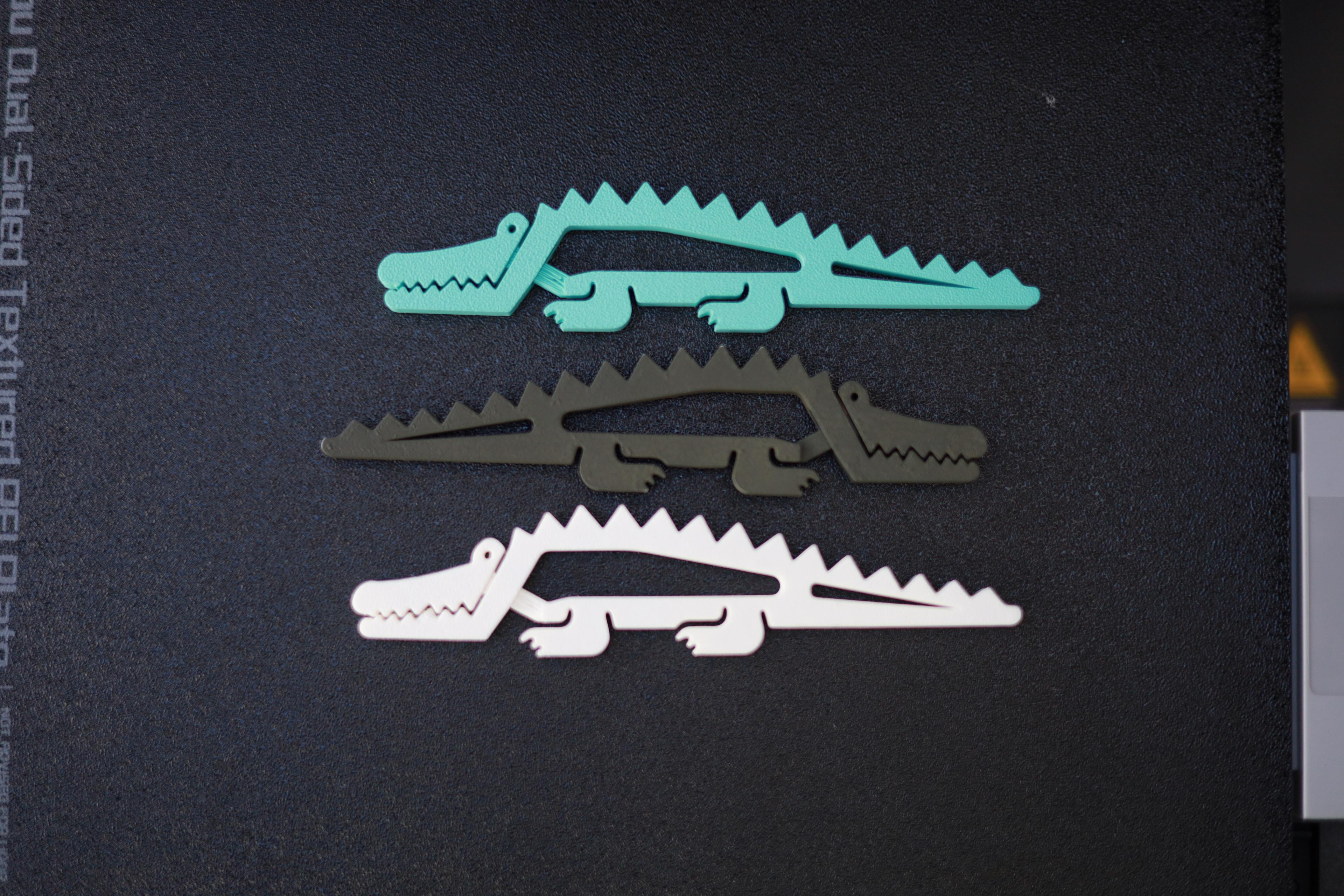 Grumpy Crocodile Clip 3d model