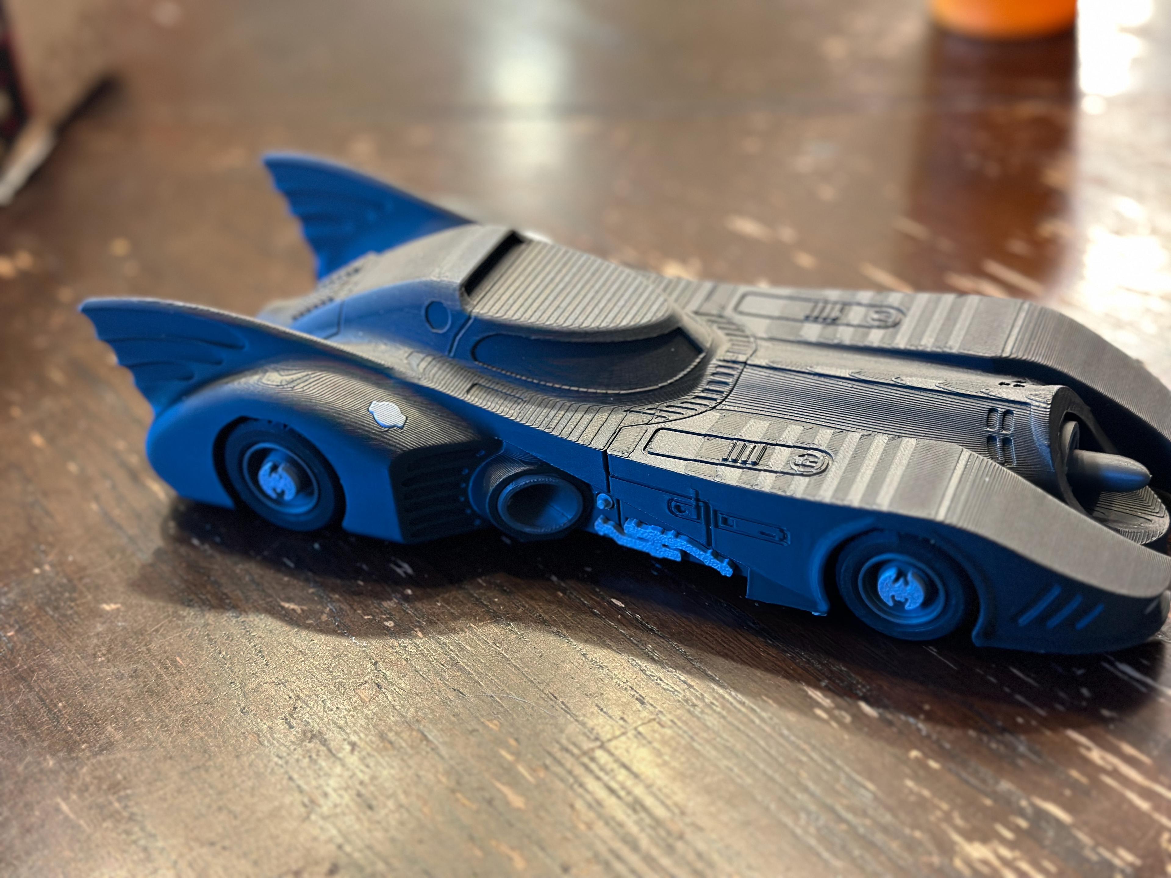 1989 Batmobile Kit (No Support, No AMS, No Glue) - I'm.... BATMAN! - 3d model