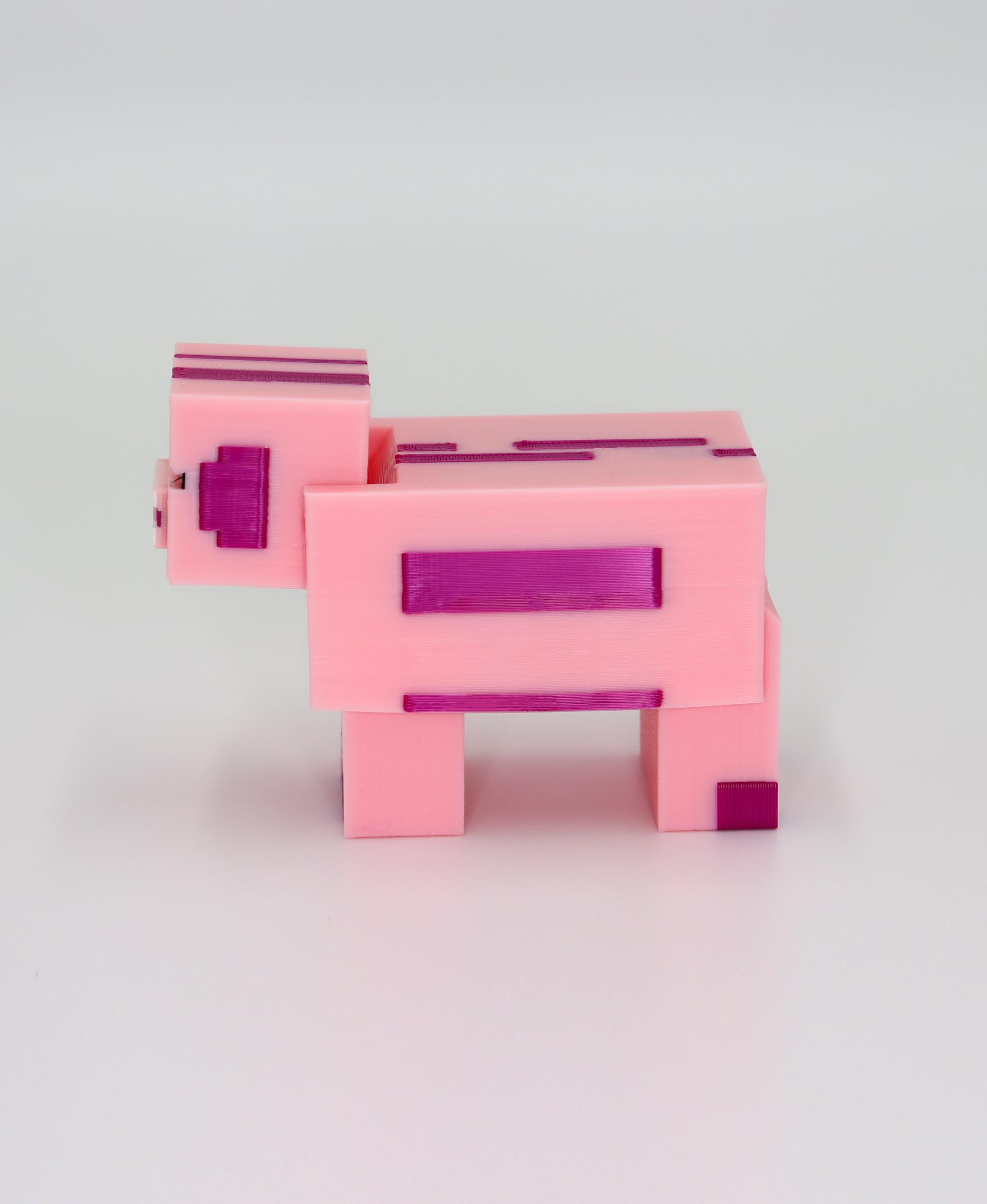 Pig fully articulated 3d model