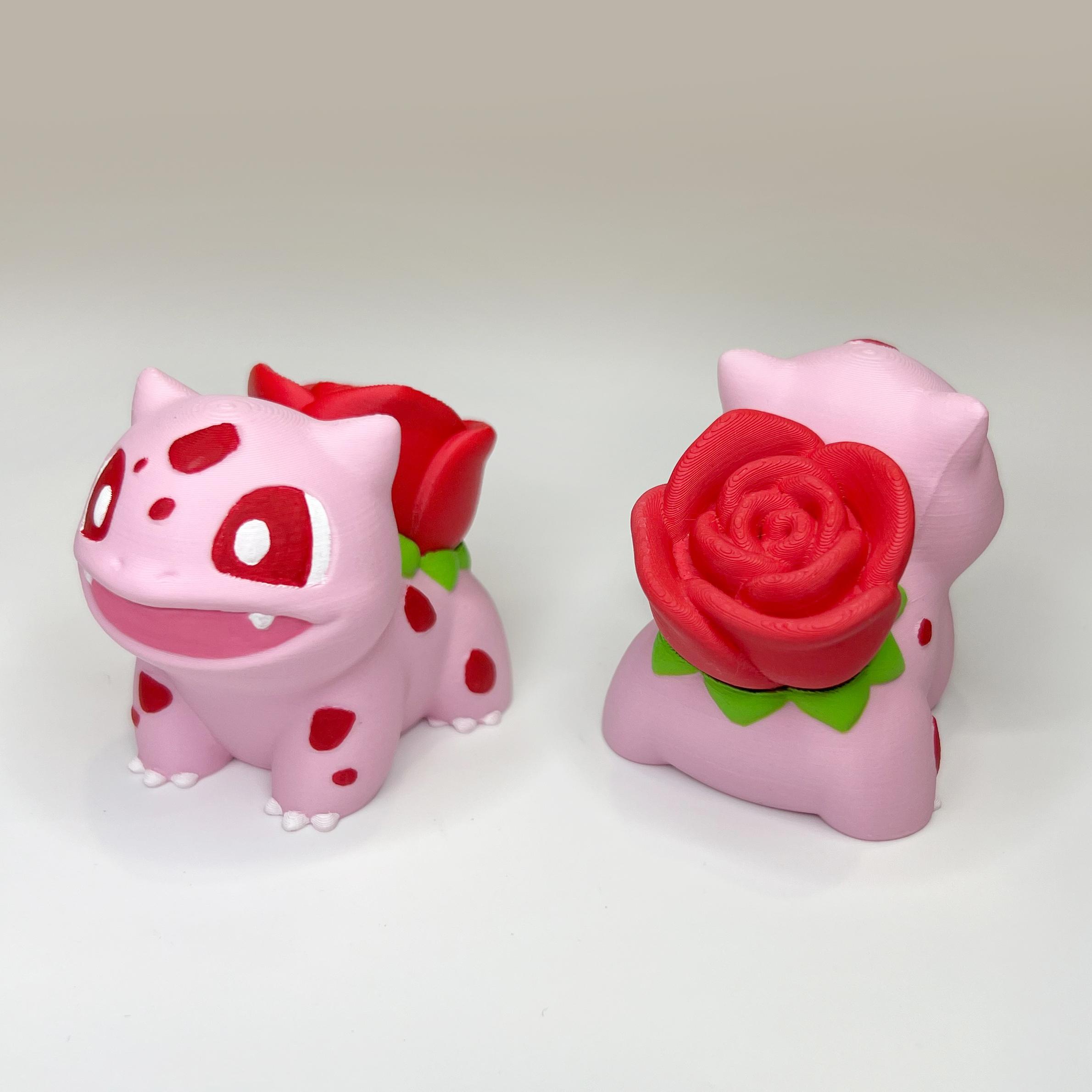 Valentine Dessert Bulbasaur Set 3d model