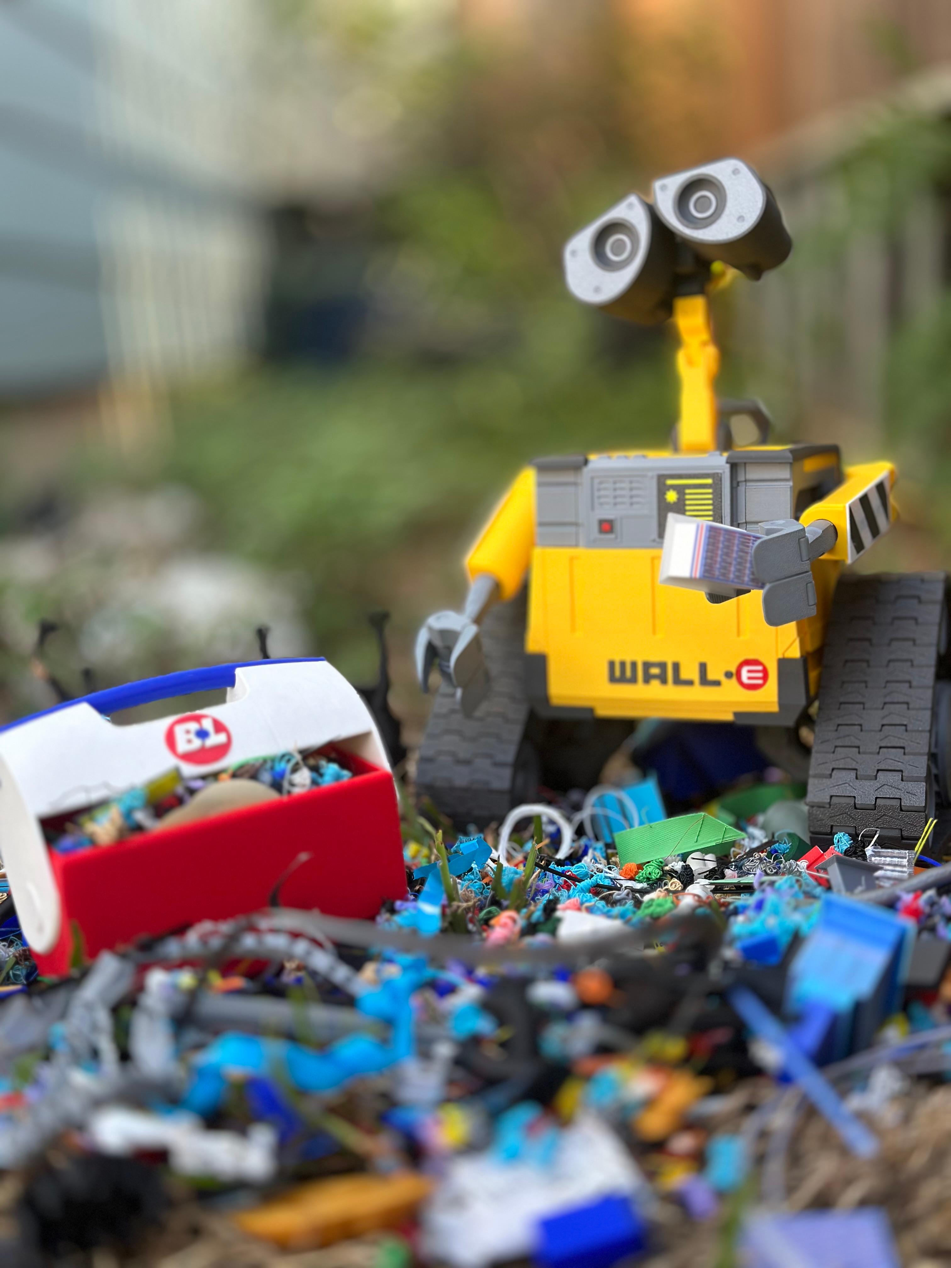 WALL - In a world littered with 3D printing waste, WALL-E is here to help keep our planet beautiful  - 3d model