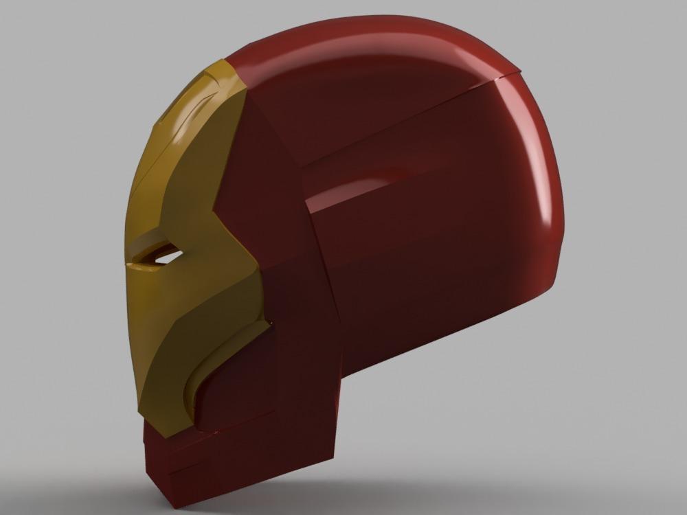 Iron Man Mark 46 Helmet (Captain America Civil War) 3d model