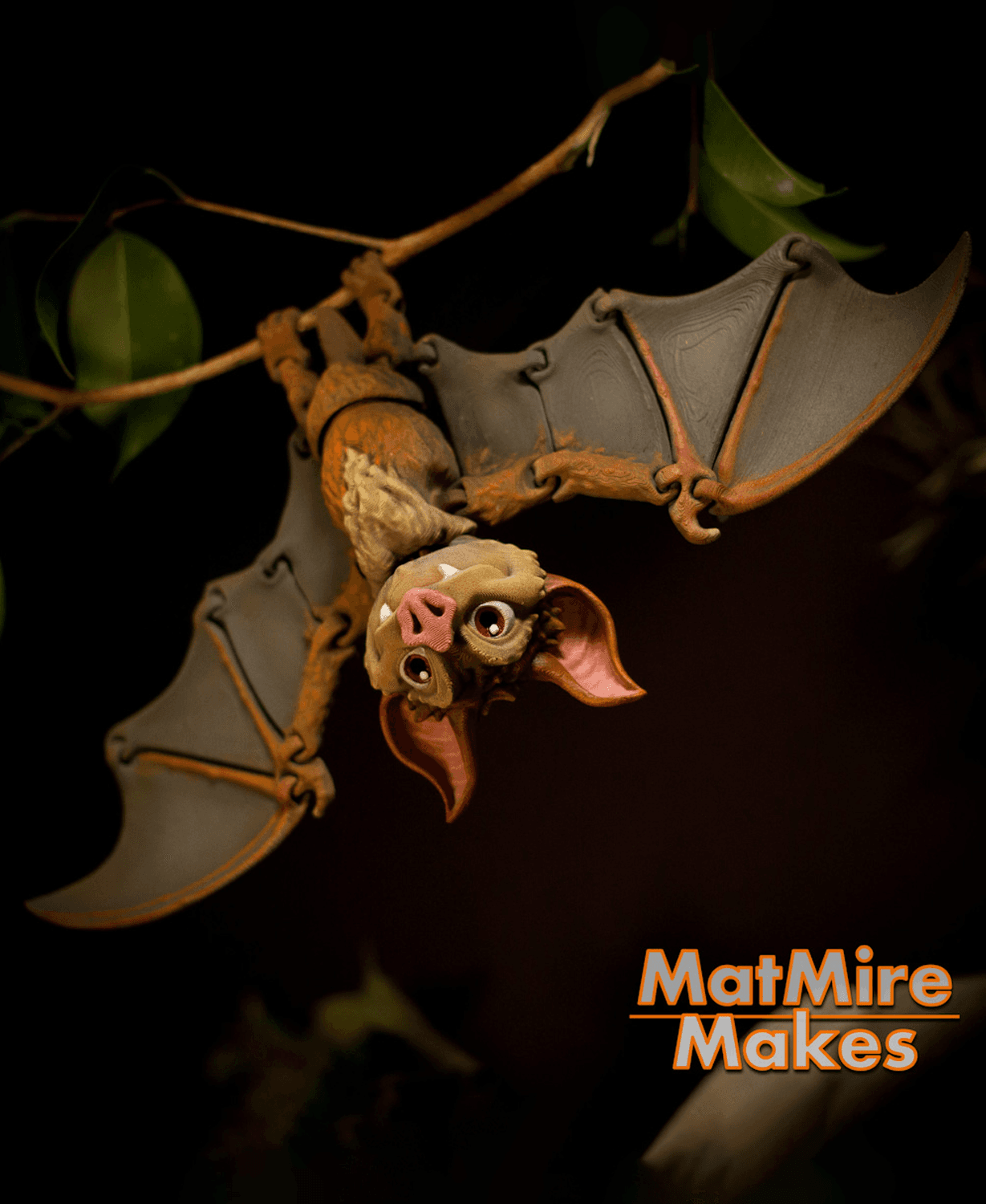 Articulated Bat- Articulated Figure 3d model