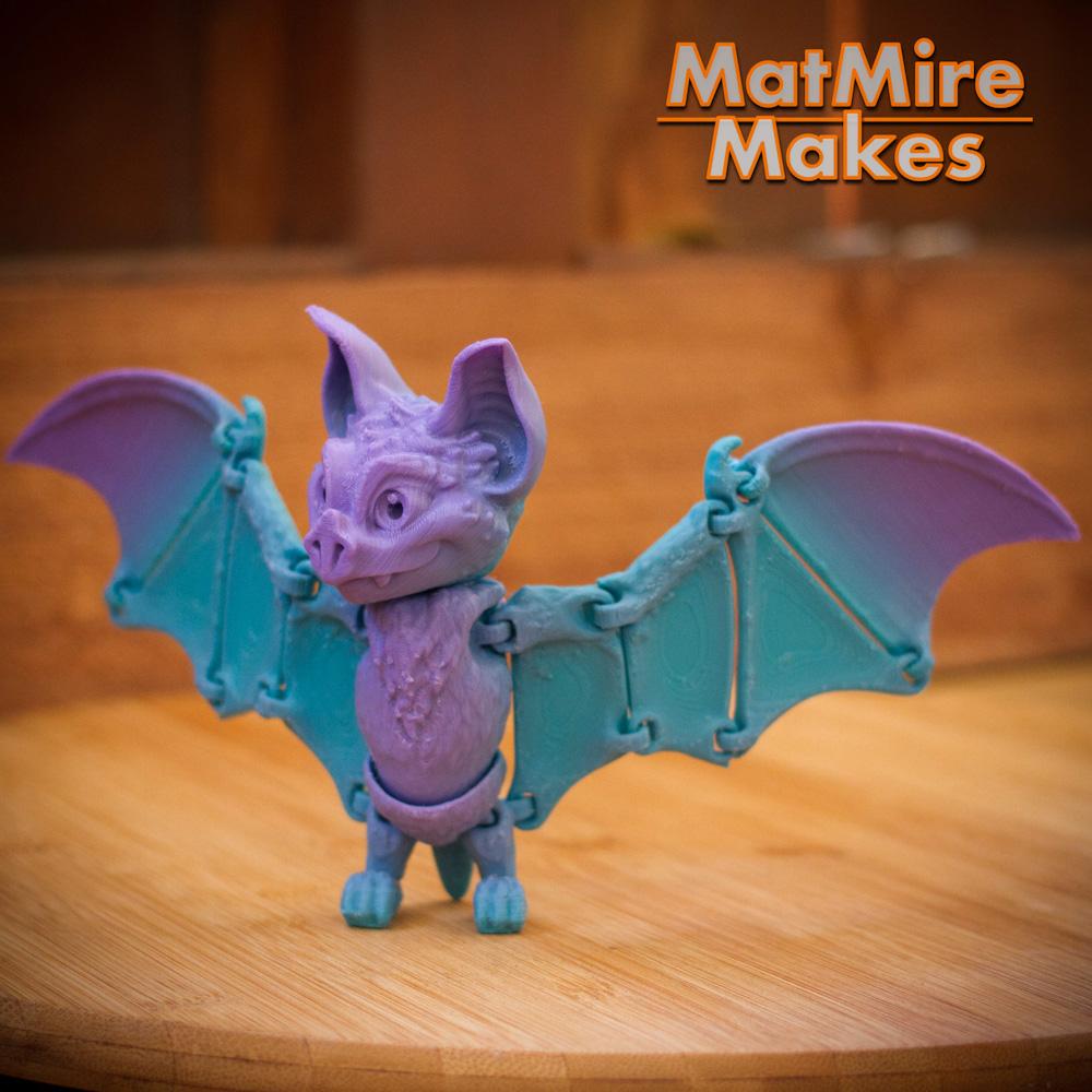 Articulated Bat- Articulated Figure 3d model