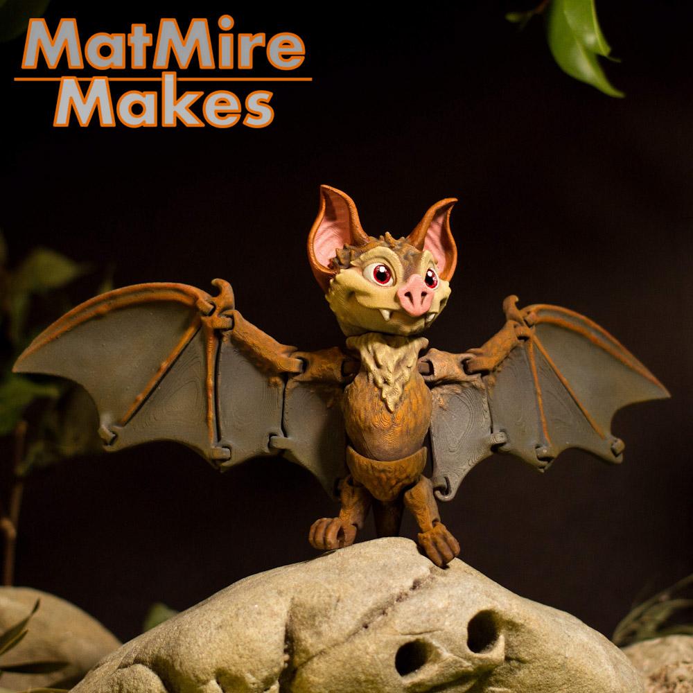 Articulated Bat- Articulated Figure 3d model