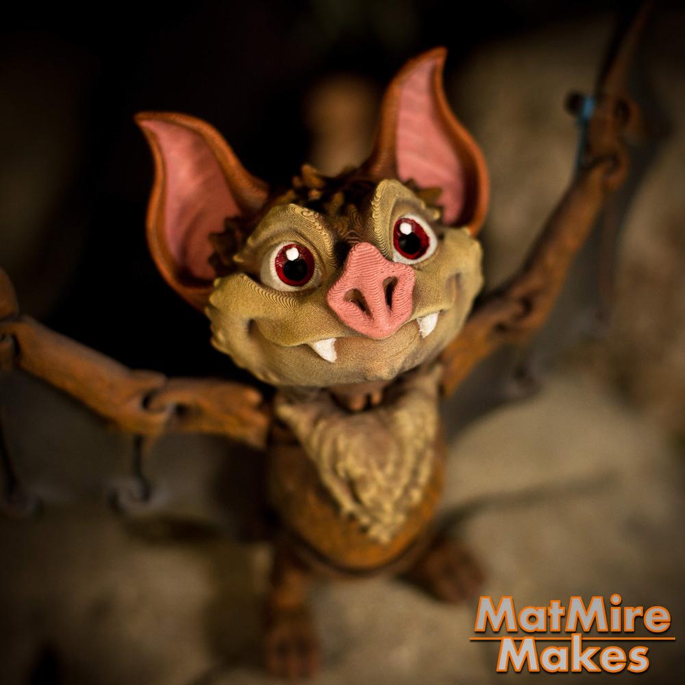 Articulated Bat- Articulated Figure 3d model