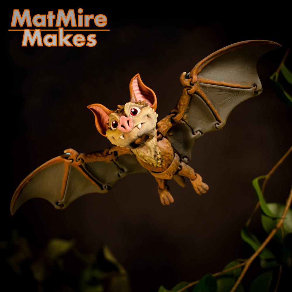 Articulated Bat- Articulated Figure 3d model