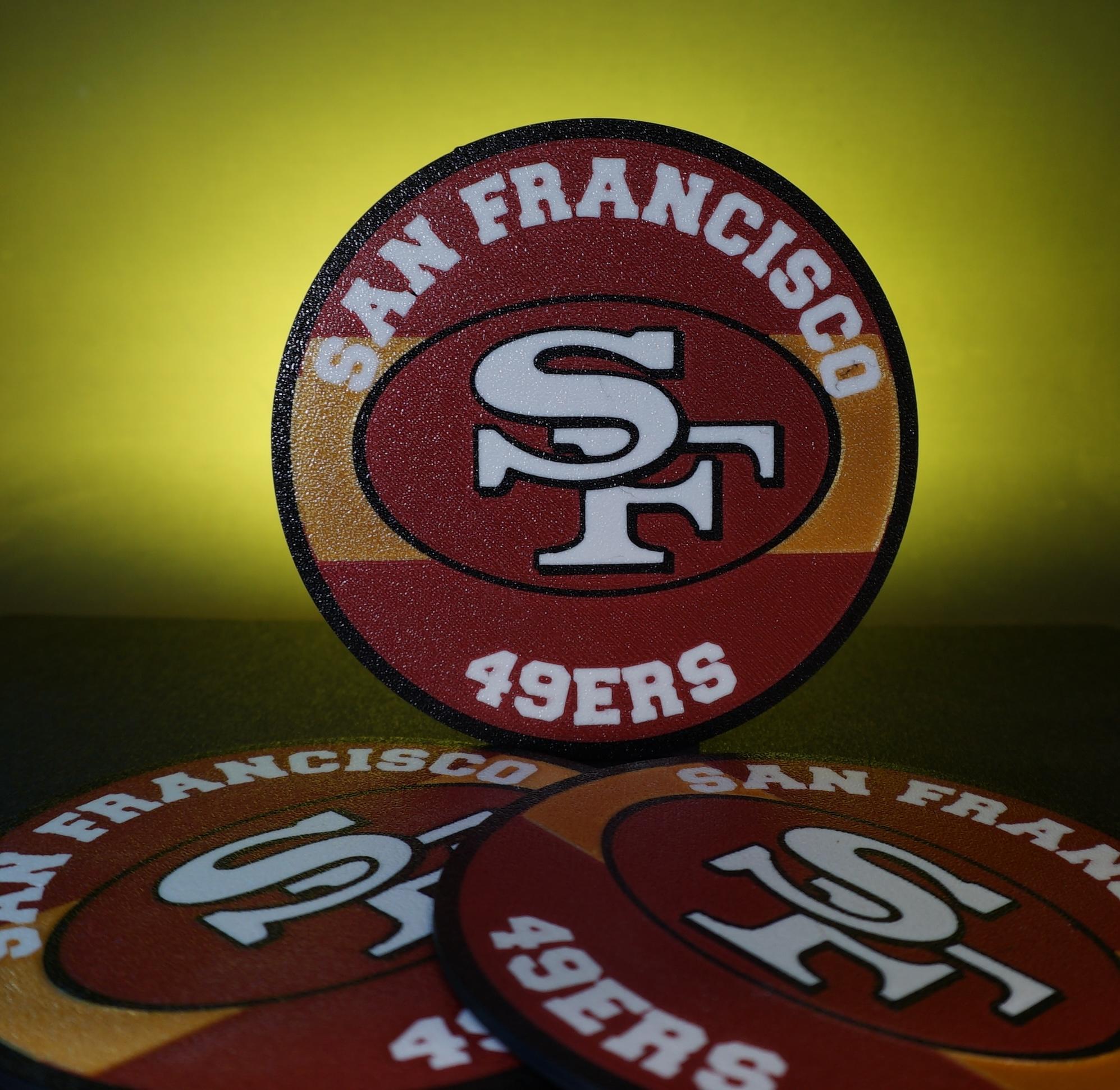 San Francisco 49ers - Bambu Coaster 3d model