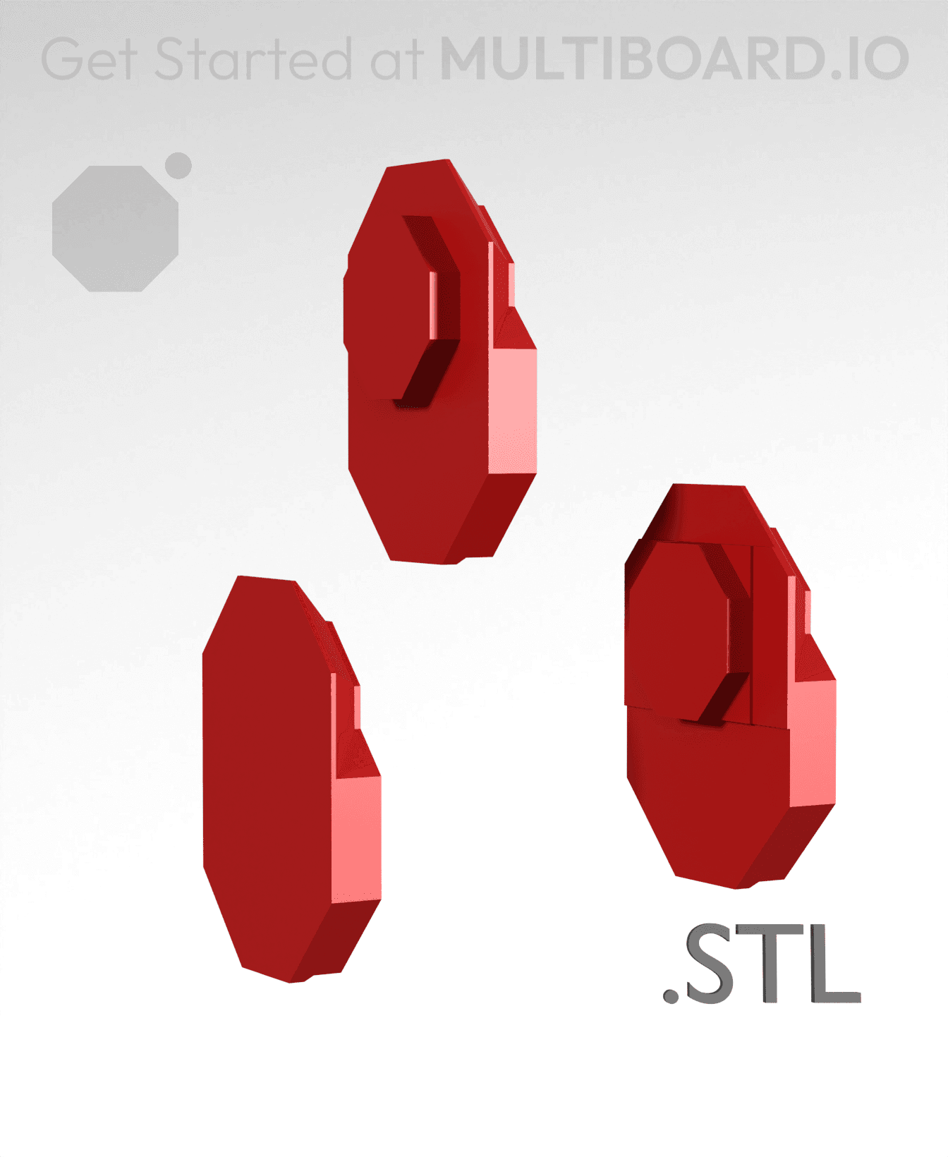 Multipoint Slots - STL Remixing Files 3d model