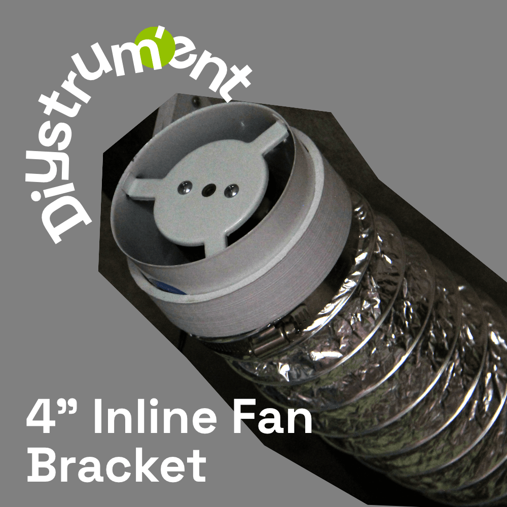 4" / 4 INCH INLINE FAN BRACKET 3d model