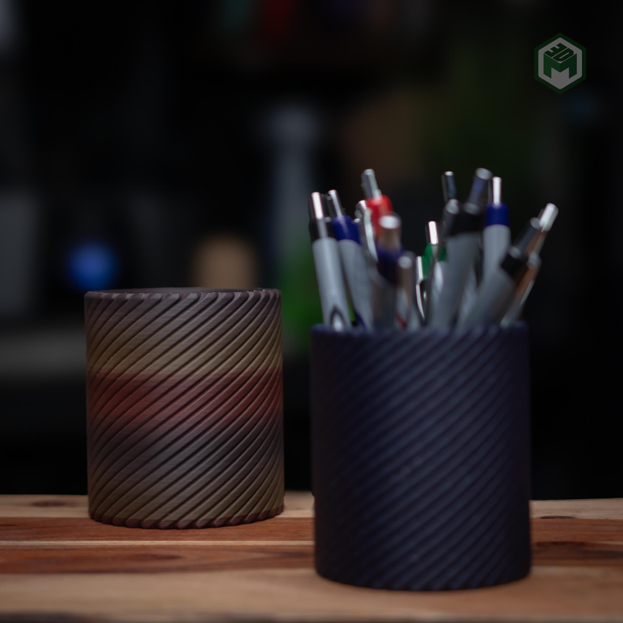 The Muzzle Break Pencil Holder 3d model