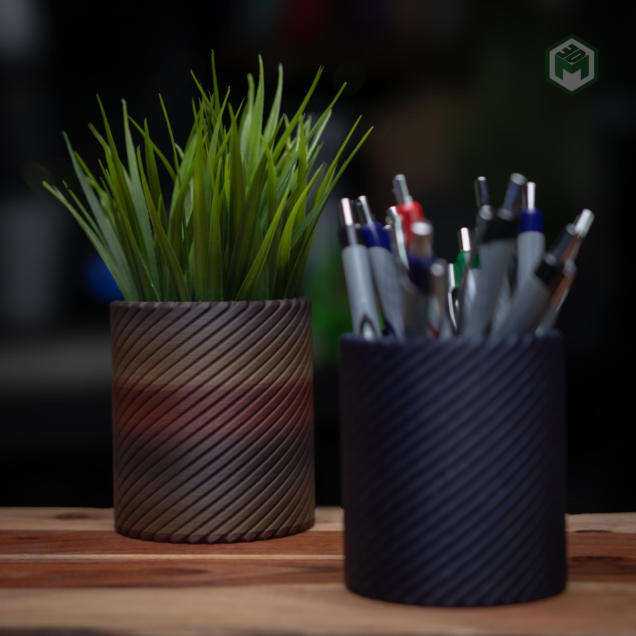 The Muzzle Break Pencil Holder 3d model