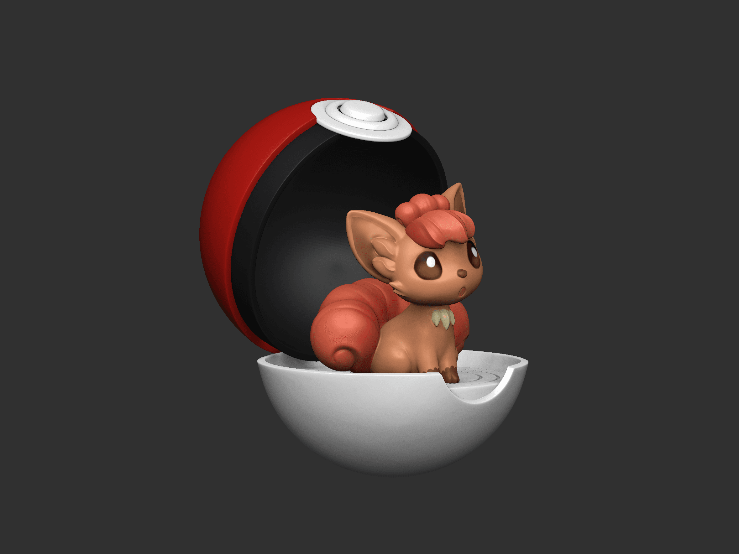 Vulpix Cute - Free 3D print model 3d model