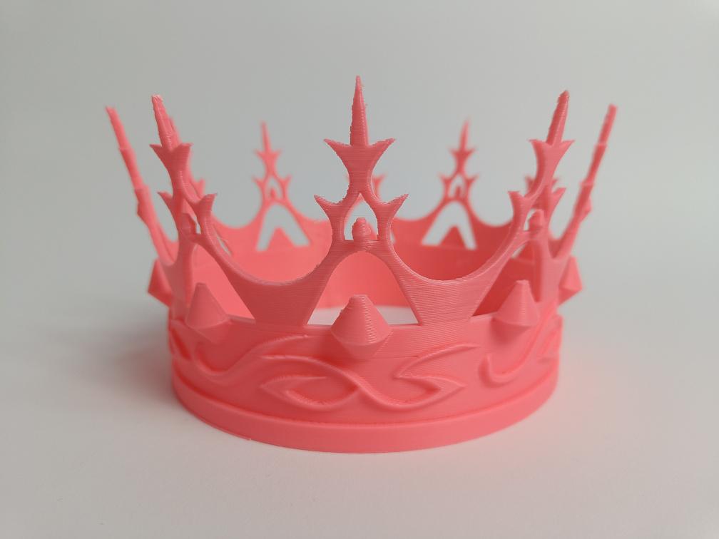 Girly Birthday Crown 3d model