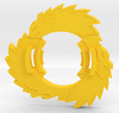 BEYBLADE PIERCE HEDGEHOG | COMPLETE | ANIME SERIES 3d model