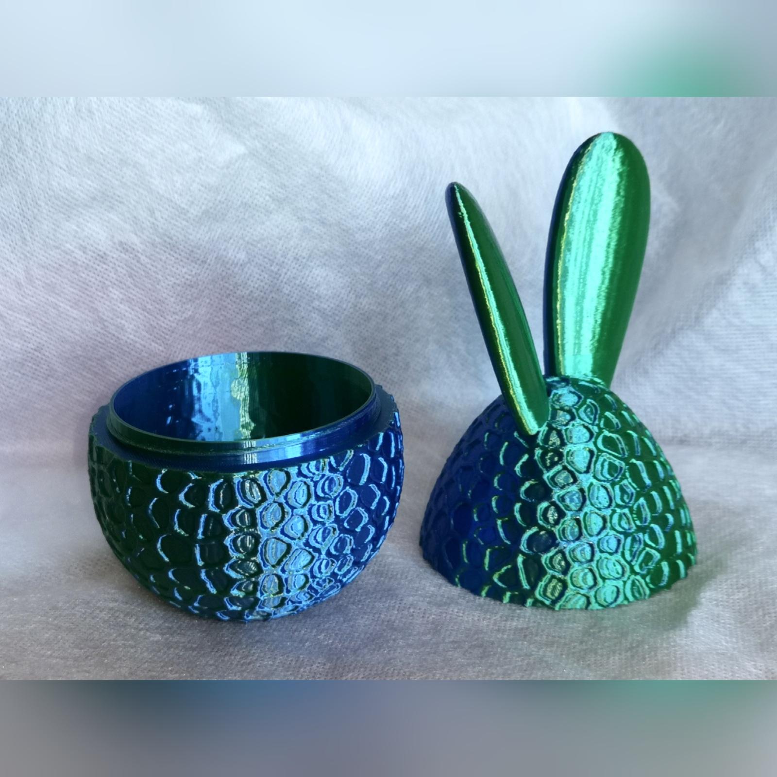 Egg Bunny Gift Pot 3d model