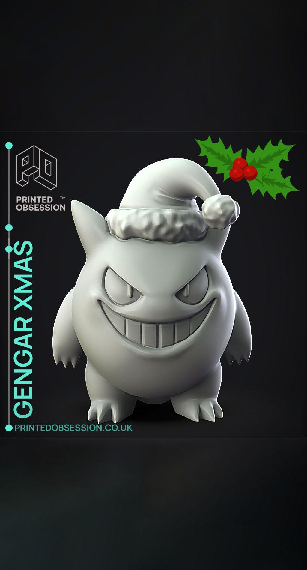 Gengar Xmas - Pokemon - Fan Art 3d model