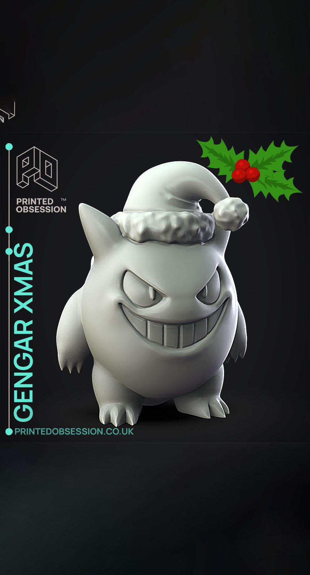 Gengar Xmas - Pokemon - Fan Art 3d model