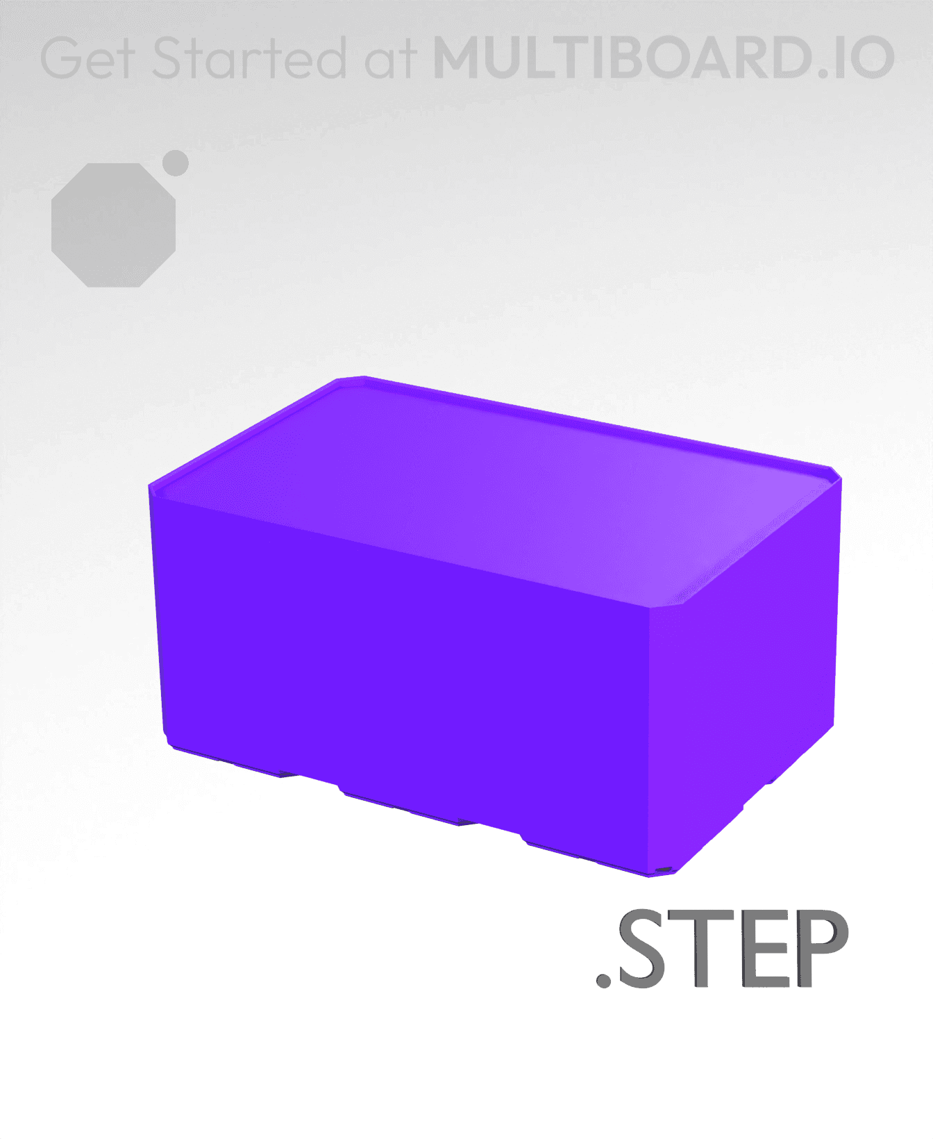 3x2x1·5 - Multibin Insert - STEP Remixing File 3d model