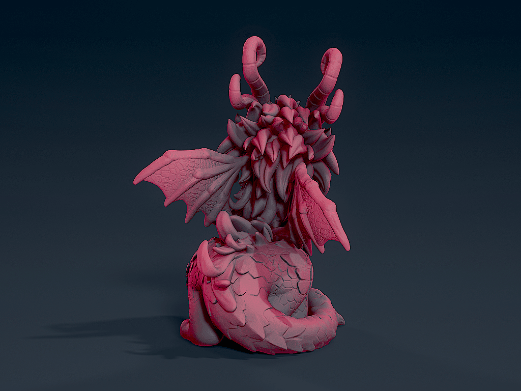 Cute Dragon 2 3d model