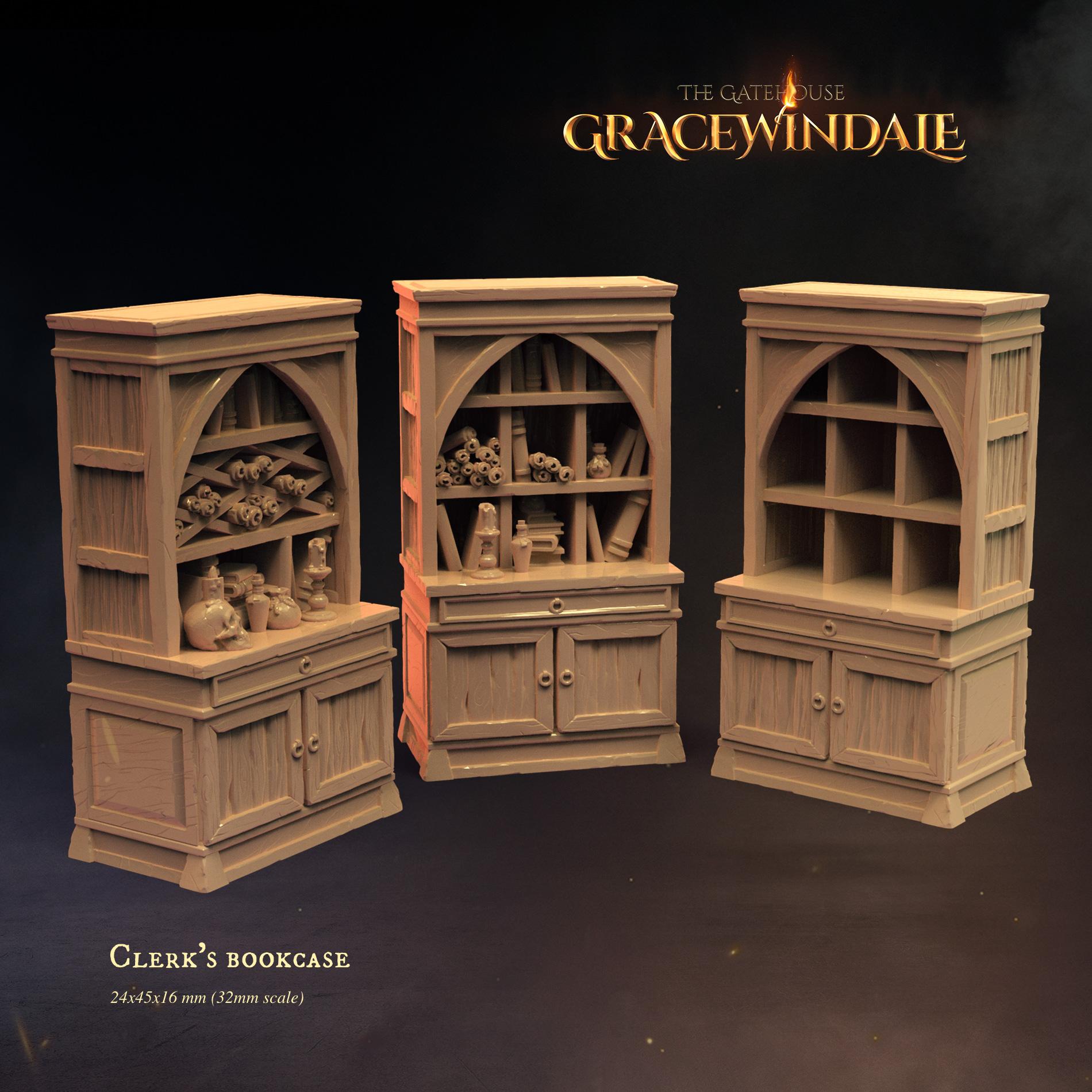 Gatehouse - Bookcase 3d model