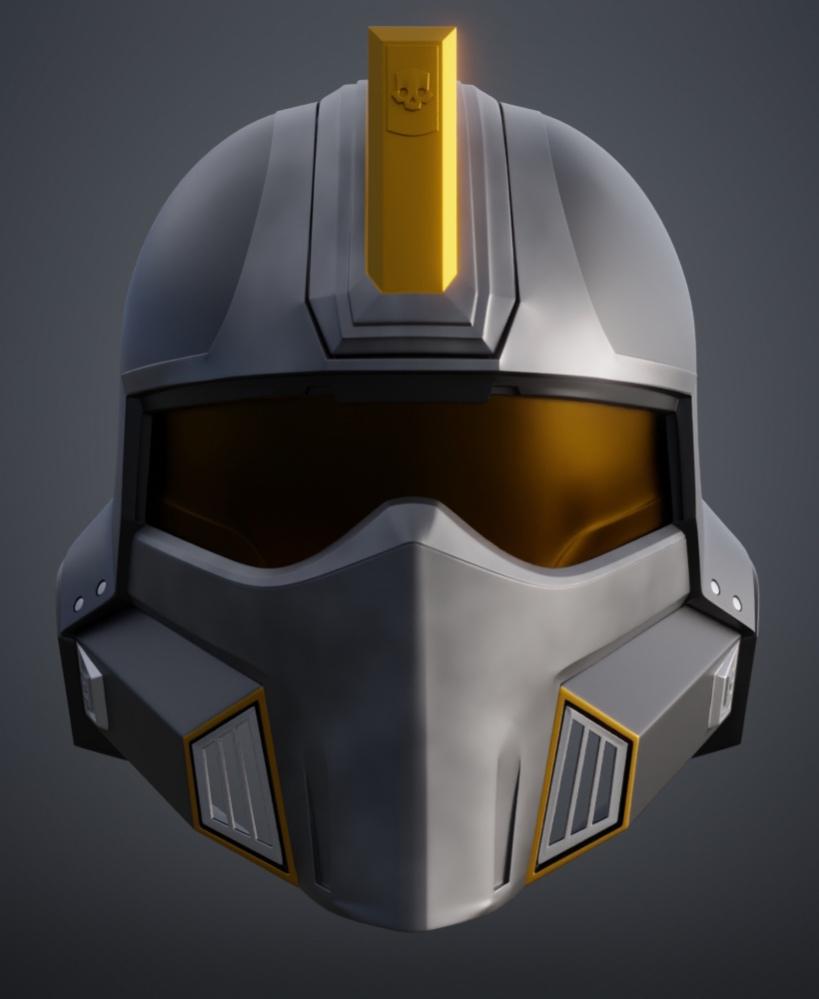 Helldivers 2 DP-40 Helmet 3d model