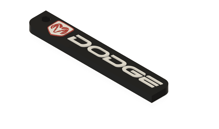 Keychain: Dodge II 3d model