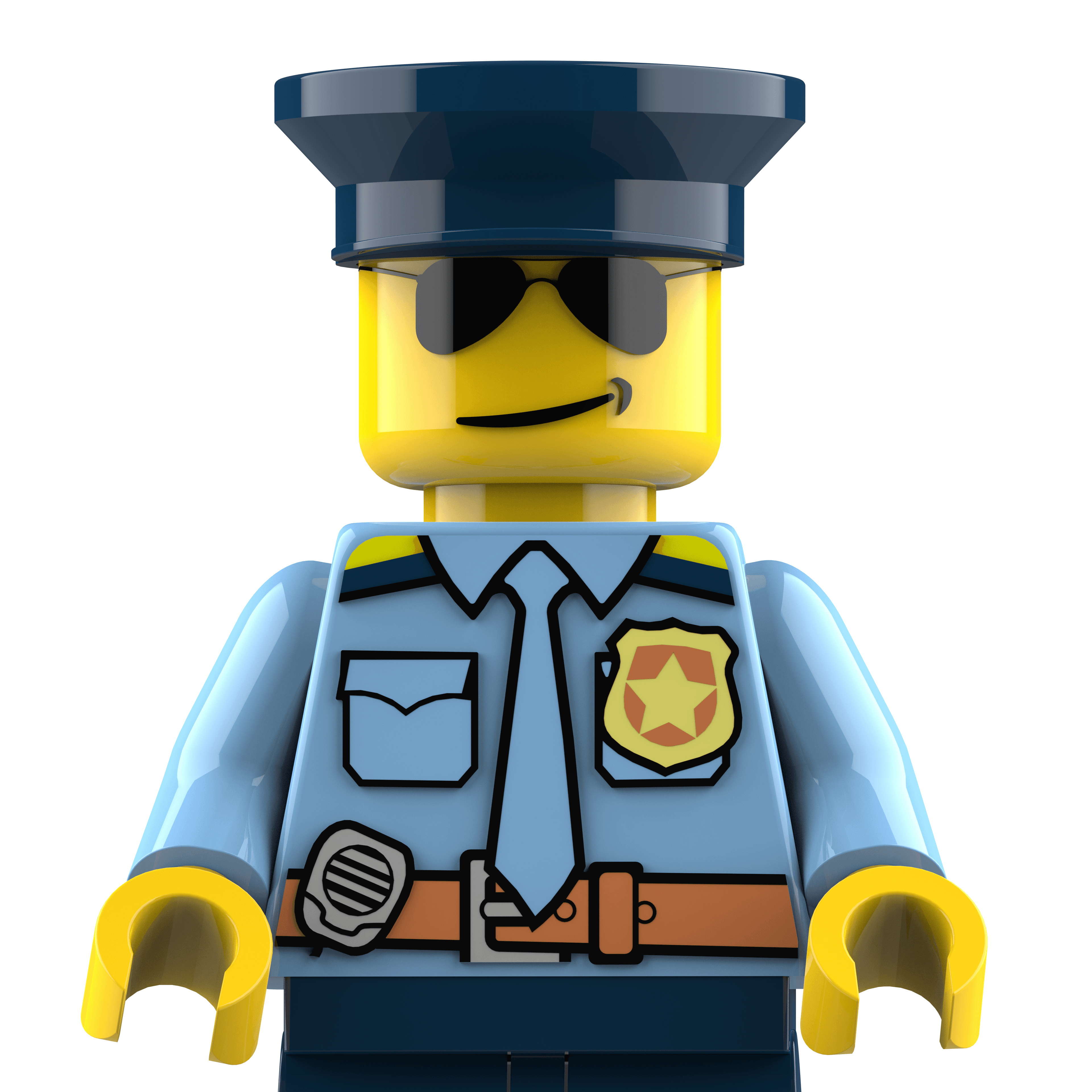  Police Officer Lego 3d model