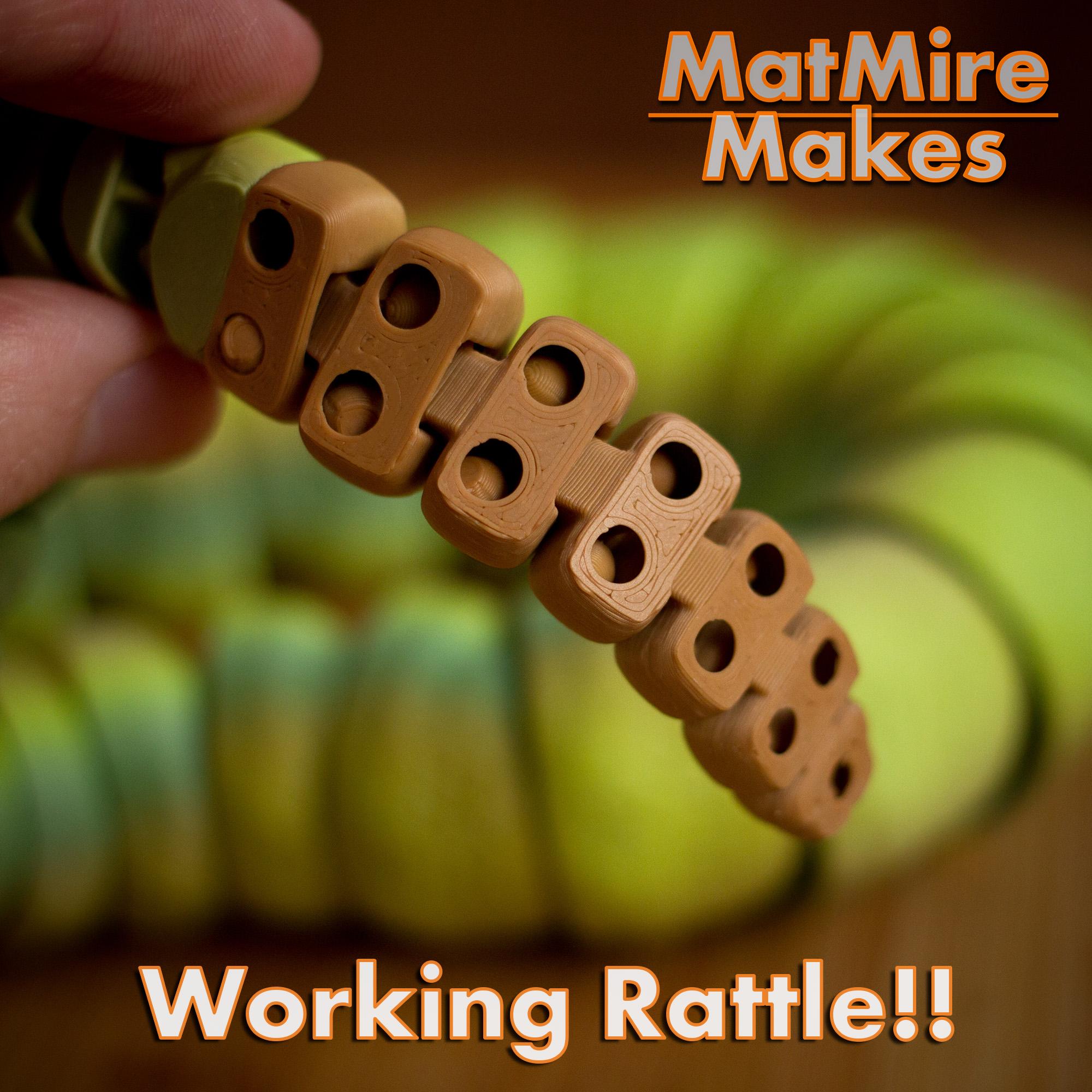 Rattlesnake - Articulated Figure 3d model