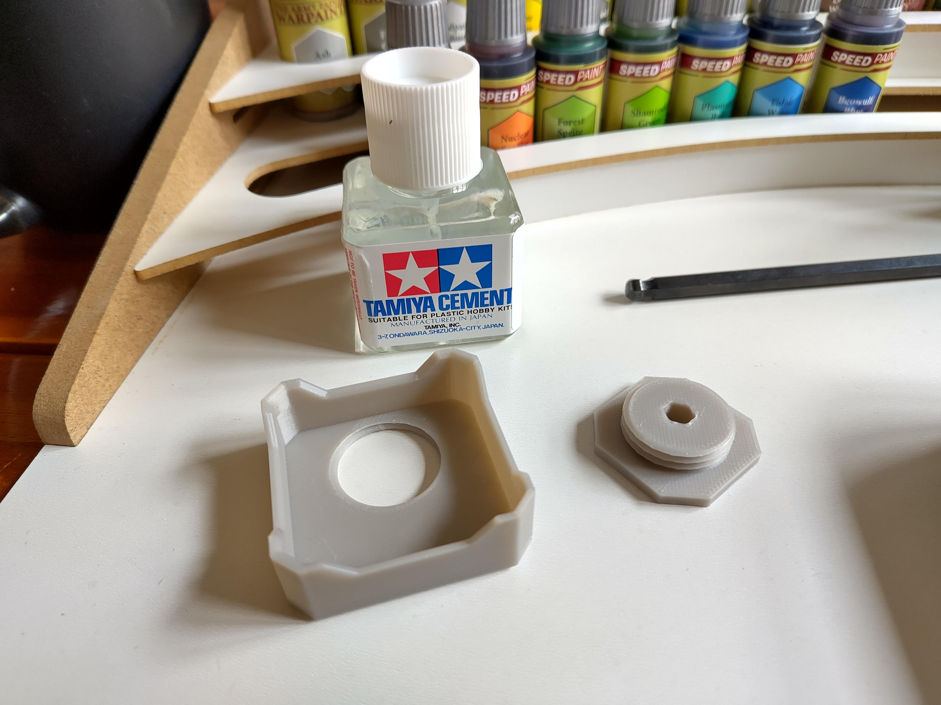 Tamiya Cement Holder for Hobbyzone Paint Station 3d model