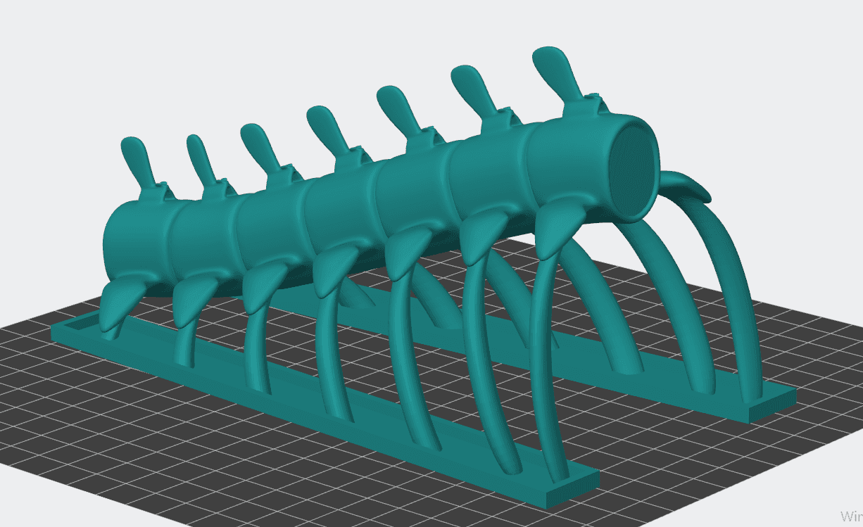 Aquarium Rib cage 3d model