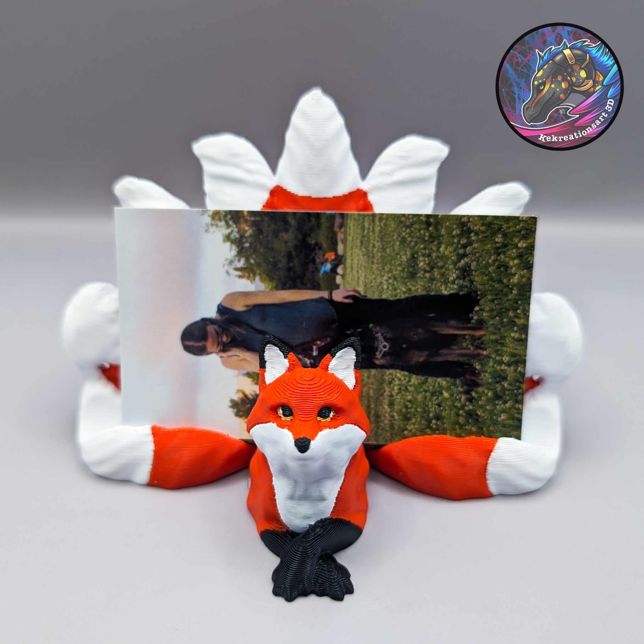 Kitsune Business Card Holder 3d model