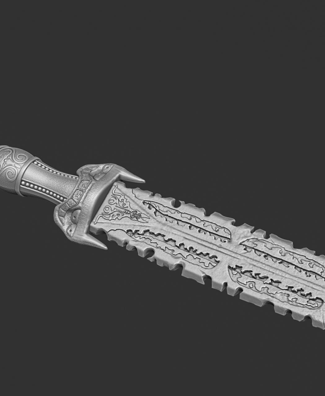 Irgun's knife 3d model