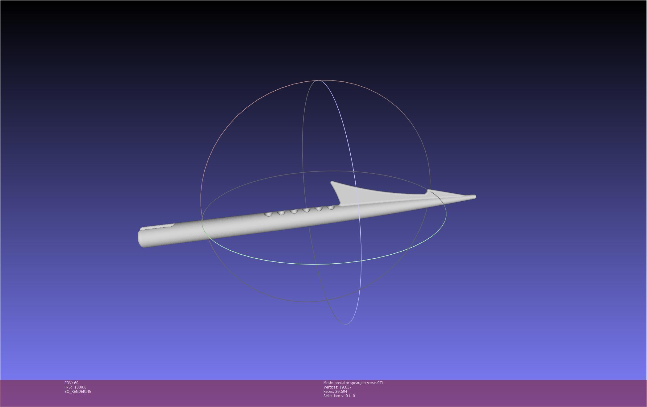 Predator Speargun Replica Printable Assembly 3d model