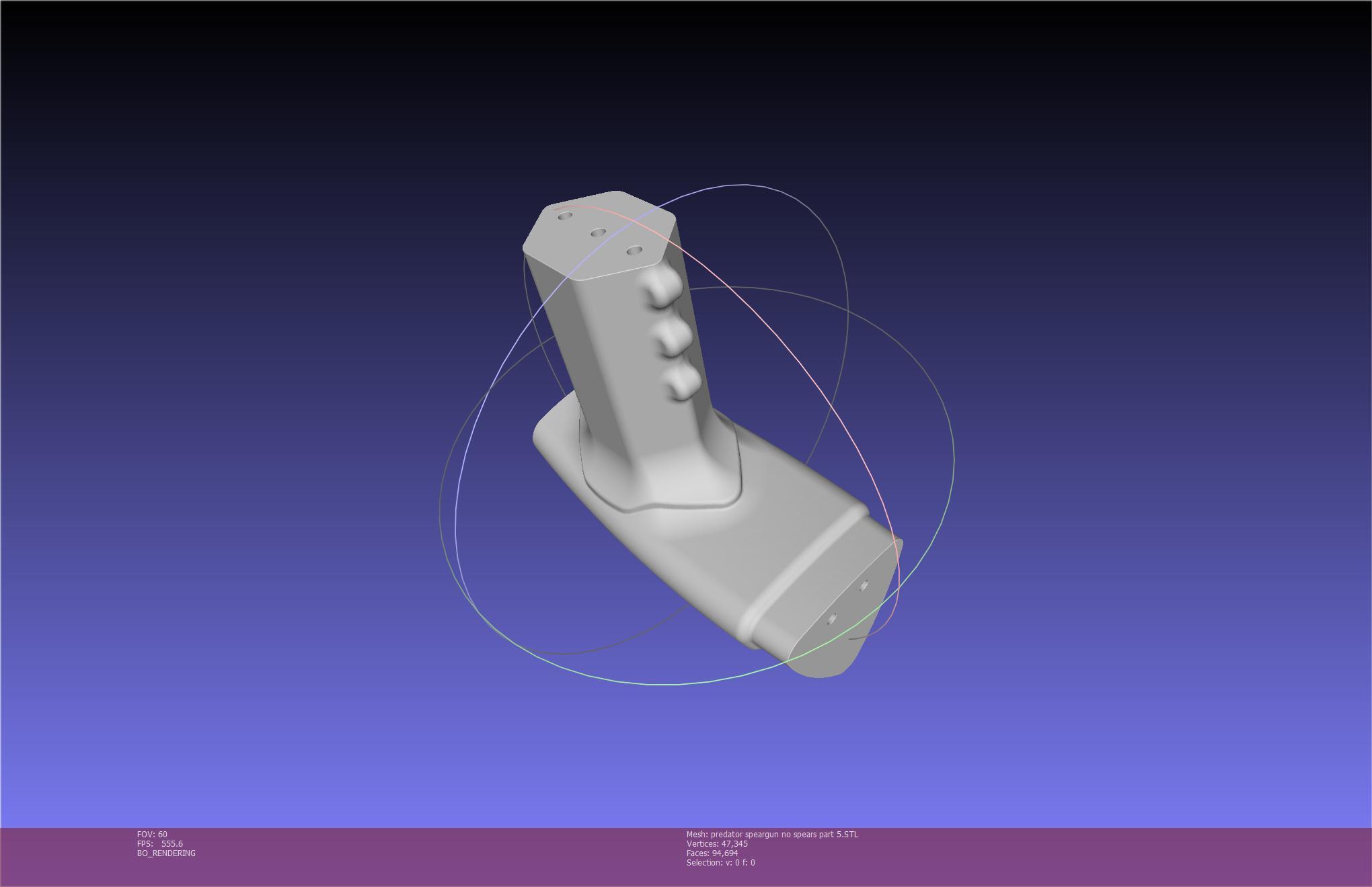 Predator Speargun Replica Printable Assembly 3d model