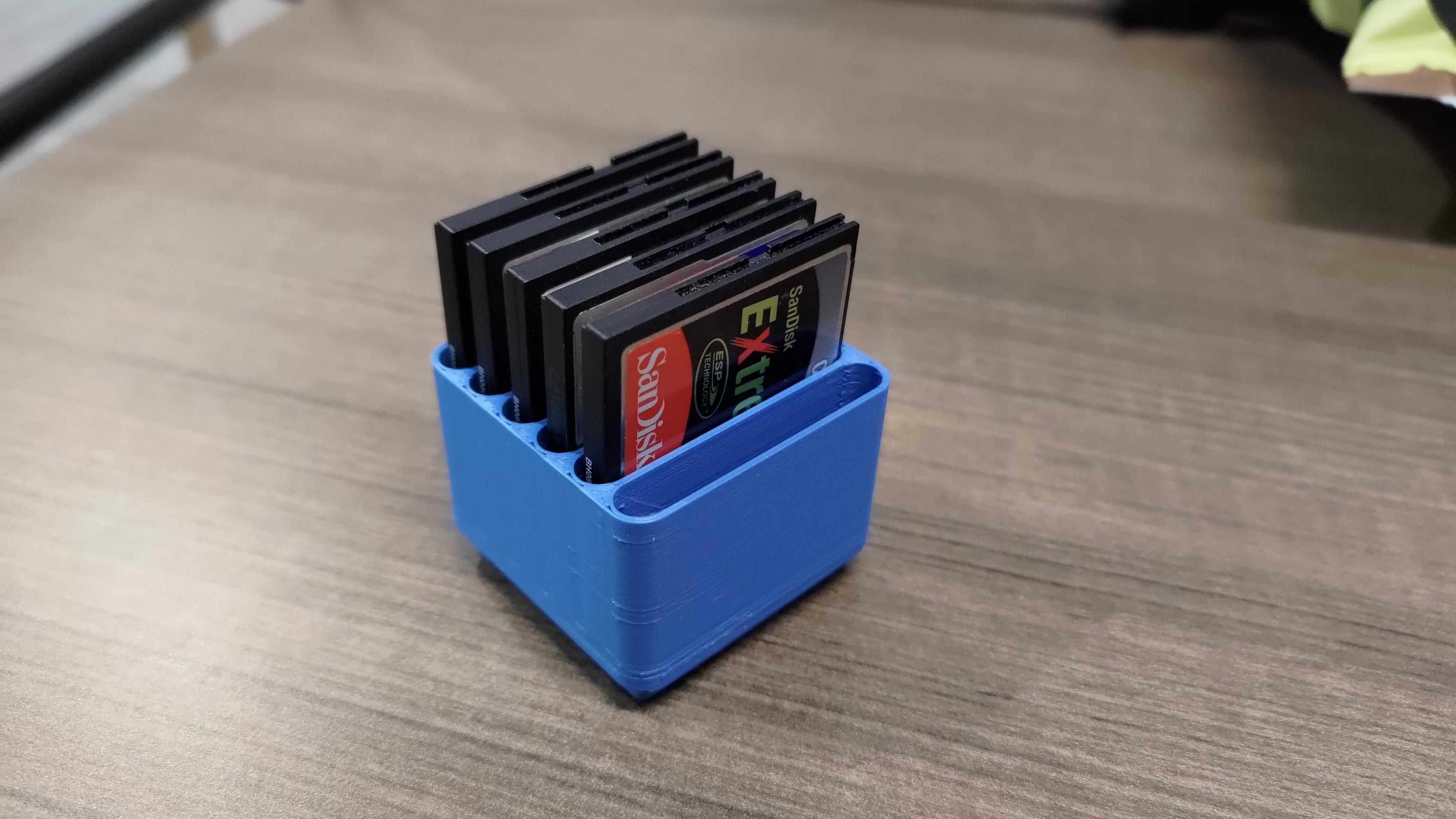 Gridfinity Compact Flash Card Holder 3d model