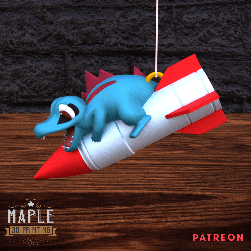 Missile Totodile 3d model